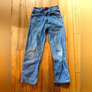 Blue Levi's Relaxed Fit 550 Jeans Size 14 Slim